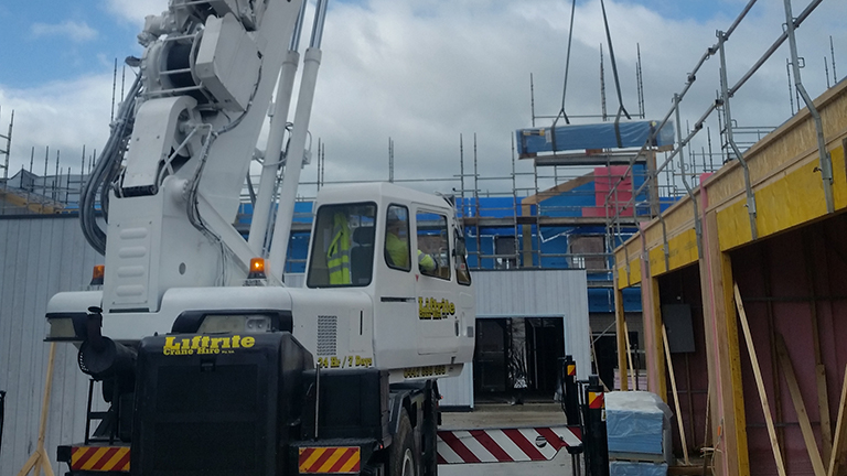 Townhouses under construction in Pakenham